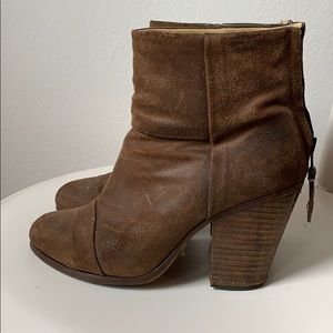 Rag&Bone Newbury boogie in brown suede